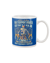 Load image into Gallery viewer, Heavy Equipment Operator Black T-Shirt Mug