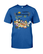 Load image into Gallery viewer, Snoopy Happy Thanksgiving T-Shirt Guys Tee