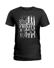 Load image into Gallery viewer, We Are Red Fridays Veteran Shirt Ladies Tee