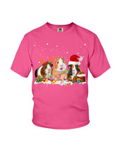 Load image into Gallery viewer, Cute Guinea Pigs Christmas Gift For Guinea Pigs Lovers Youth Tee