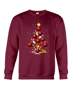 Bowling   Bowling Christmas Tree Christmas T-Shirt Sweatshirt