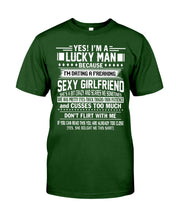 Load image into Gallery viewer, Lucky Man Have Sexy Girlfriend Gift For Couple Tee Guys Tee