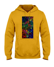 Load image into Gallery viewer, Hummingbird Cosmic Light Color Black T-Shirt Hoodie