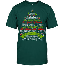 Load image into Gallery viewer, Christmas Tree Eleven Fabric Bundles T-Shirt Guys Tee