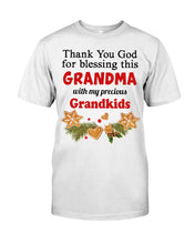 Load image into Gallery viewer, Blessing My Grandma Christmas Gift For Family Guys Tee
