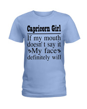 Load image into Gallery viewer, Zodiac- Capricorn Girl If My Month Doesn't Say Ladies Tee
