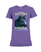 Load image into Gallery viewer, Wolf Lovers Trending Quote Tee Ladies Tee