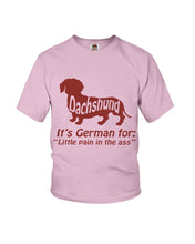 Load image into Gallery viewer, Dachshund German Shirt For Dachshunds Dog Lovers Youth Tee