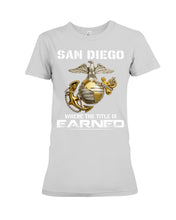 Load image into Gallery viewer, San Diego Gift For Your Friend T-Shirt Ladies Tee