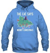 Load image into Gallery viewer, Cat Funny Merry Christmas Shirt Hoodie