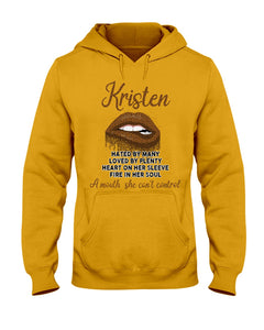 Kristen A Mouth She Can't Control Quote Name T-Shirt Hoodie