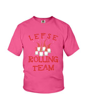 Load image into Gallery viewer, Lefse Rolling Team Cute Tee Youth Tee