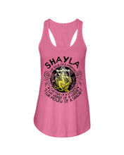 Load image into Gallery viewer, Shayla The Sould Of A Mermaid Horoscope T-Shirt Ladies Flowy Tank