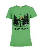 Load image into Gallery viewer, I Hate People Printing T-Shirt Ladies Tee
