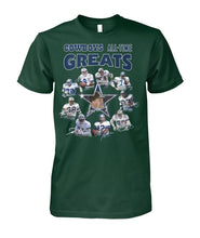 Load image into Gallery viewer, Dallas Cowboys Greats Gift For Fan T-Shirt Guys Tee