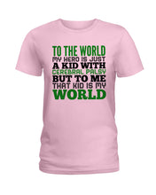 Load image into Gallery viewer, That Kid Is My World Great Gift For Children Family Ladies Tee