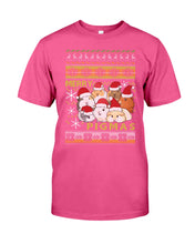 Load image into Gallery viewer, Cute Hamster Merry Christmas Gift For Hamster Lovers T-Shirt Guys Tee