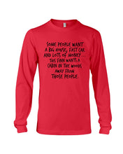 Load image into Gallery viewer, Finn Wants A Cabin In The Woods Away From Those People Unisex Long Sleeve