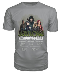 Arrow 8Th Anniversary Gift For Fans Black T-Shirt Guys Tee