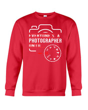 Load image into Gallery viewer, Every One Is A Photographer Black T-Shirt Sweatshirt