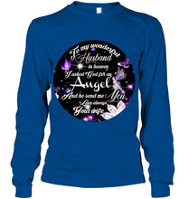 Load image into Gallery viewer, To My Husband In Heaven Gift For Widow Unisex Long Sleeve