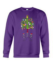 Load image into Gallery viewer, Merry Christmas Funny Dancing Skeleton Sweatshirt