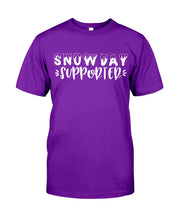 Load image into Gallery viewer, Snow Day Supporter Christmas Gift For Friends Family T-Shirt Guys Tee