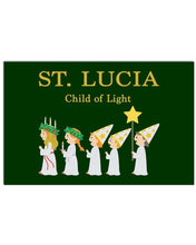 Load image into Gallery viewer, St Lucia Child Of Light God Jesus Christmas Gift Vertical Poster