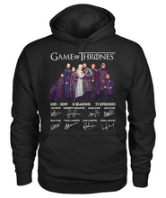 Load image into Gallery viewer, Game Of Throne Autograph 8 Years Anniversary T-Shirtr Hoodie