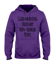 Load image into Gallery viewer, Redhead Good Morning White Mug Hoodie