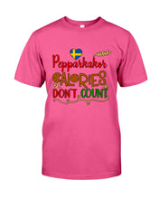 Load image into Gallery viewer, Pepparkakor Calories Don&#39;t Count Guys Tee