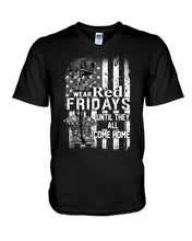 Load image into Gallery viewer, We Are Red Fridays Veteran Shirt Guys V-Neck