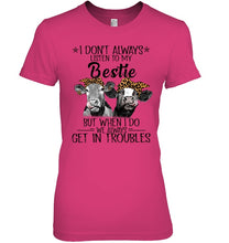 Load image into Gallery viewer, Best Friends Gift For Cow Lovers Ladies Tee