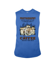 Load image into Gallery viewer, Solve Most Problems Camera Map Photography T-Shirt Unisex Long Sleeve