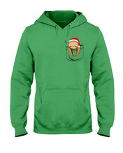 Load image into Gallery viewer, Pocket Slothmas Christmas Gift Funny T-Shirt Hoodie