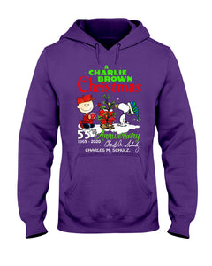 55Th Anniversary A Charlie Brown Christmas Black T-Shirt Hoodie