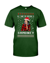 Load image into Gallery viewer, Demi Lovato All I Want For Christmas Is Shmoney Guys Tee