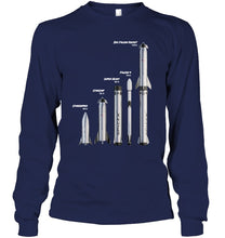 Load image into Gallery viewer, Into The Space Gift For Fans Black T-Shirt Unisex Long Sleeve