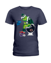 Load image into Gallery viewer, Grinch Green Bay Packers Funny Tee Ladies Tee