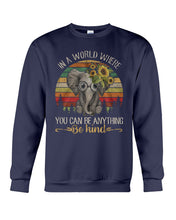 Load image into Gallery viewer, Elephant Be Kind Trending Quote Vintage T-Shirt Sweatshirt