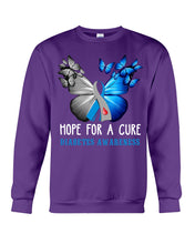 Load image into Gallery viewer, Hope For Cure Diabetes Awareness Sweatshirt