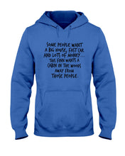 Load image into Gallery viewer, Finn Wants A Cabin In The Woods Away From Those People Hoodie