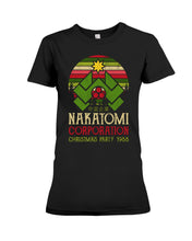 Load image into Gallery viewer, Christmas Nakatomi Corporation 1988 T-Shirt Ladies Tee