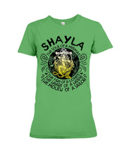 Load image into Gallery viewer, Shayla The Sould Of A Mermaid Horoscope T-Shirt Ladies Tee