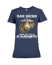 Load image into Gallery viewer, San Diego Gift For Your Friend T-Shirt Ladies Tee