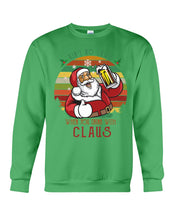 Load image into Gallery viewer, Santa Claus Beer Gift For Christmas Black T-Shirt Sweatshirt