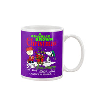 Load image into Gallery viewer, 55Th Anniversary A Charlie Brown Christmas Black T-Shirt Mug