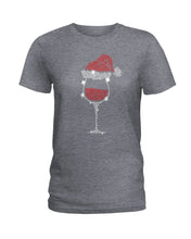 Load image into Gallery viewer, Christmas Gift For Wine Lovers Custom T-Shirt Ladies Tee