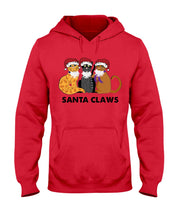 Load image into Gallery viewer, Santa Claws Funny Gift Christmas Gift For Cat Lovers Hoodie