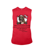 Load image into Gallery viewer, Pitbull I'll Be There Gift For Dog Lovers T-Shirt Unisex Long Sleeve